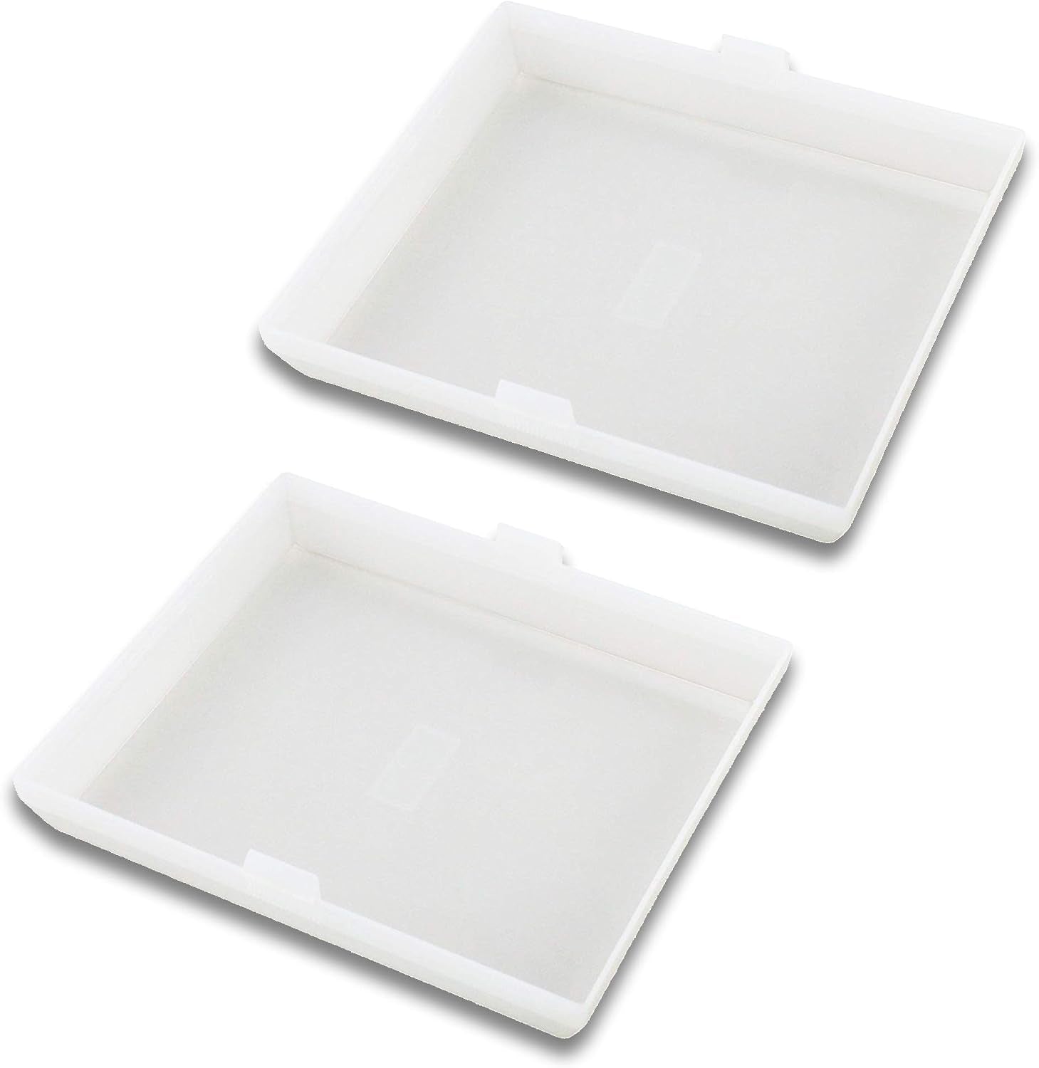 2-Pack AP5609551 8’’ X 7’’ Light Cover Compatible with Nutone, Broan, Kenmore (S97011813) Bathroom Vent Fan Light– Made from Heavy Duty Plastic(Upgraded Version)