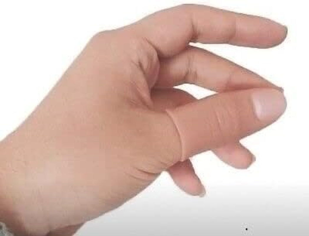 2Pcs Thumb Tip Magic Tricks Fake Thumb Tip Silk Vanish Magic Disappearing Silk Fake Thumb Tip Magic Trick Gimmick Magician Accessory and Practical Jokes Magic Tricks Making Objects Appear Disappear