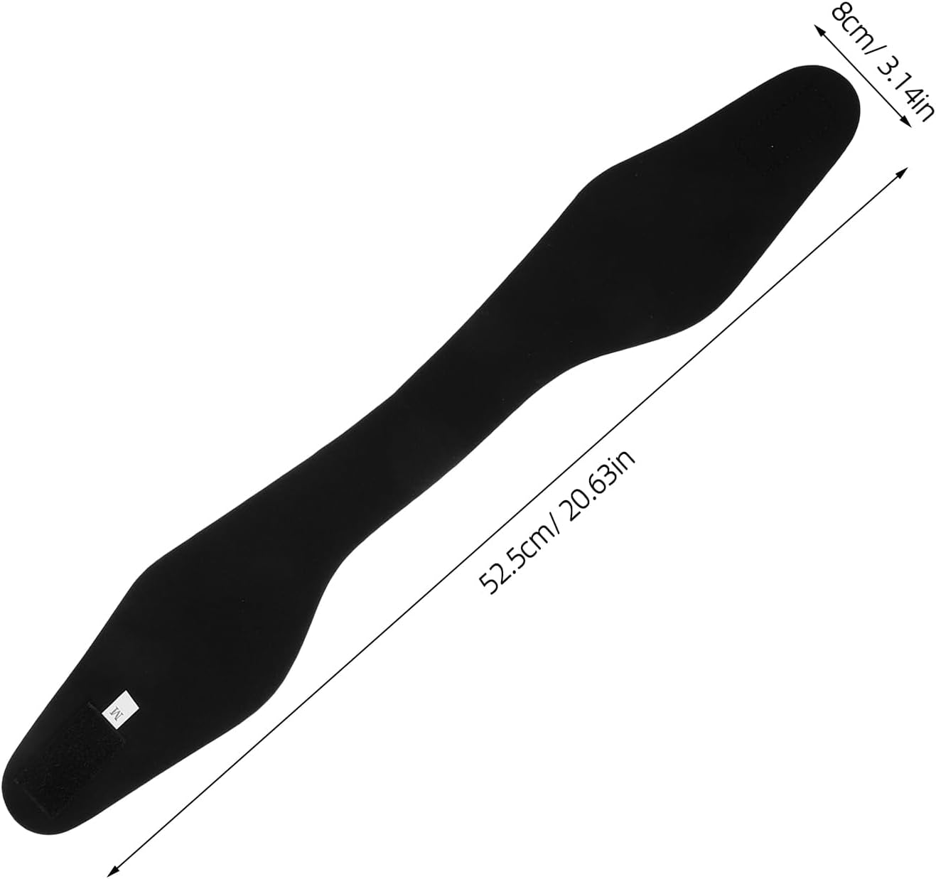 Waterproof Sports Headband Adjustable Neoprene Swim Ear Band Non-Slip Hair Guard for Swimming Diving Yoga Black 20.7In X 3.15In