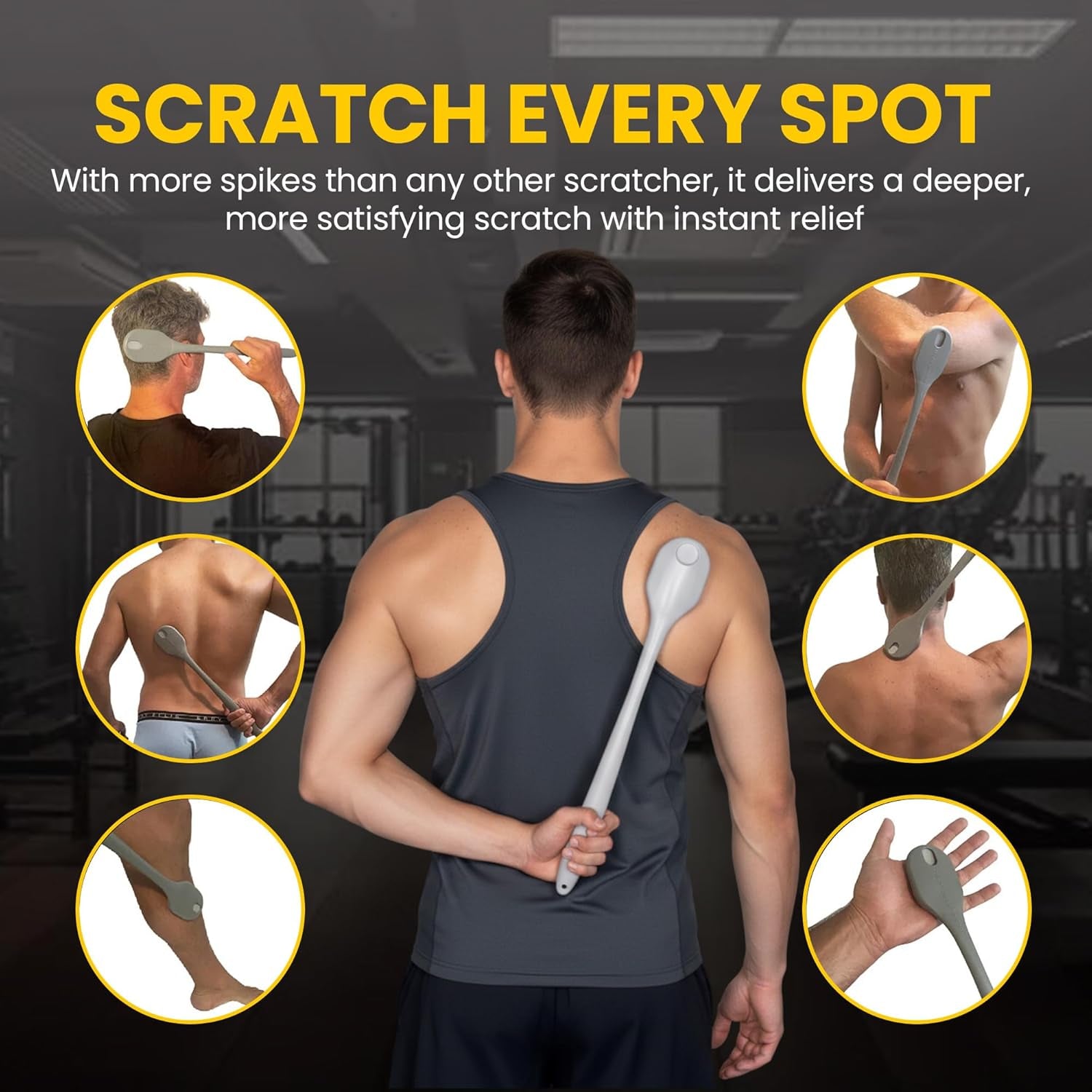The Ultimate Back Scratcher, Scalp Massager, Back Massager & Exfoliator Large Scratch Surface, Gifts for Men Women, Itch & Sunburn Reliever - an All Body Scratcher Gives a Deep Soothing Scratch