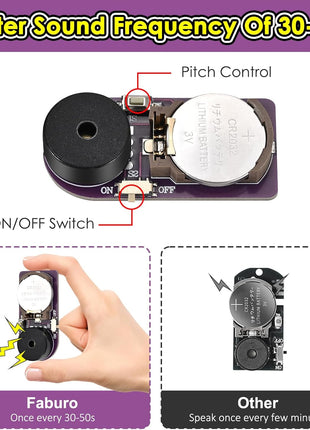6 Pcs Cricket Noise Maker Prank, Annoyatron Cricket Chirping Pranks Stuff Kit Gifts for Adults, the Annoying Neighbors Present, 16 Sounds Beeping Hidden for Party, Office, Home, School, Car