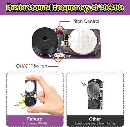 6 Pcs Cricket Noise Maker Prank, Annoyatron Cricket Chirping Pranks Stuff Kit Gifts for Adults, the Annoying Neighbors Present, 16 Sounds Beeping Hidden for Party, Office, Home, School, Car