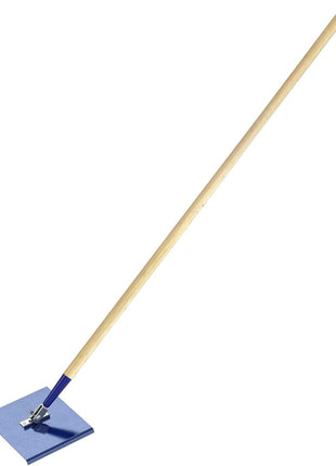 Blue Steel Walking Edger Concrete Edging Tool 9 In. X 10 In. with 3/8 In. Radius and 1/2 In. Depth Two-Way Flatwork Sidewalk Slab Finishing Edger - Handle Sold Separately