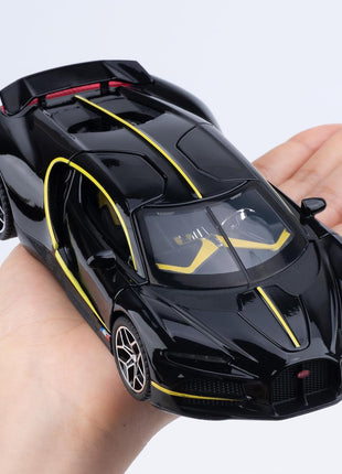 Car Toys for Boys 1 32 Diecast Cars Collectibles Car Model Kit,Metal Toy Car for Boys and Girls,Pull Back Cars with Lights and Sounds,Cars for Kids Ages 3-5（Black）