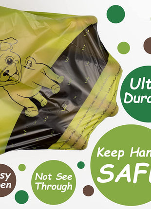 Poop Bags for Dog Waste-540 Bags,Extra Thick Strong 100% Leak Proof Dog Waste Bags (Green)