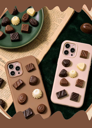 30 Pcs Fake Chocolate Artificial Food Realistic Mixed Color Chocolate Models Bulk Faux Dessert