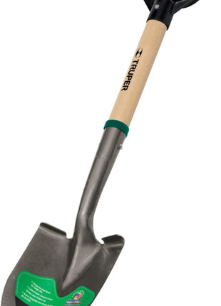 31196 Tru Tough 19-Inch Short D-Handle round Point Shovel, 19-Inch Wood
