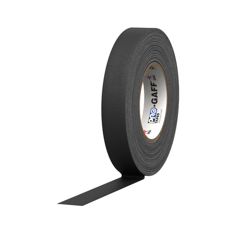 1" Width tapes  Gaff Premium Matte Cloth Gaffer'S Tape with Rubber Adhesive, 11 Mils Thick, 55 Yds Length, Black (Pack of 1)
