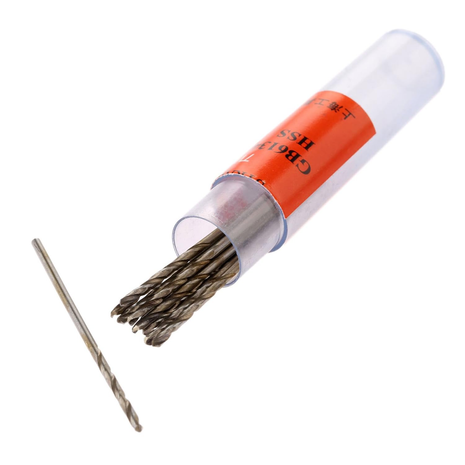 10PCS Twist Drill Bit Set, 1Mm High Speed Steel Cobalt Drill Bit, Micro HSS Straight Shank HSS-4341 for Hard Metal, Stainless Steel, Cast Iron