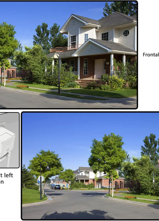 Angled Window Mount Compatible with Wyze Cam V4 Cam V3, 20 Degrees Tilt ( Up/Down/Left/Right ), through Window Use Cam V3 V4 , Turn Wyze Camera into a Window Camera for Outdoor Monitoring