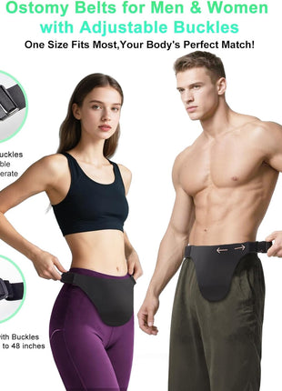 Ostomy Belts for Men and Women Adjustable Stealth Belt for Ostomy Bag Men Women Breathable Ostomy Colostomy Bag Covers for Women Colostomy Supplies