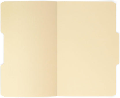 Blue Summit Legal File Folder, 100 per Box, 1/3 Tab Manila Legal Folder for Organizing and File Storage