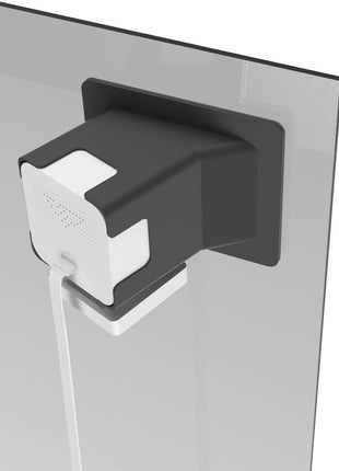 Angled Window Mount Compatible with Wyze Cam V4 Cam V3, 20 Degrees Tilt ( Up/Down/Left/Right ), through Window Use Cam V3 V4 , Turn Wyze Camera into a Window Camera for Outdoor Monitoring