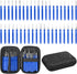 Terminal Removal Tool Kit 41 Pcs Depinning Tool Electrical Connector Pin Removal Tool Kit Pin Extractor Tool Set Wire Terminal Release Tool for Automotive Car Household Devices - Blue
