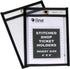 Stitched Shop Ticket Holders, Both Sides Clear, 4 X 6 Inches, 25 per Box (46046)