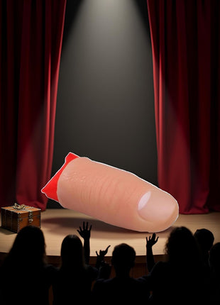 2Pcs Thumb Tip Magic Tricks Fake Thumb Tip Silk Vanish Magic Disappearing Silk Fake Thumb Tip Magic Trick Gimmick Magician Accessory and Practical Jokes Magic Tricks Making Objects Appear Disappear