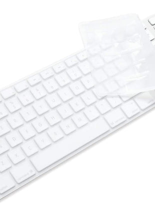 Keyboard Cover Skin for Apple Wired USB Keyboard with Numeric Keypad (A1243, Model MB110LL/B, NOT FIT Magic Keyboard) Ultra Thin Silicone Full Size Protector (Item Folded in Package)