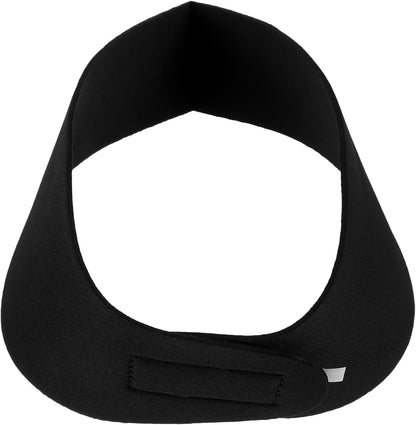 Waterproof Sports Headband Adjustable Neoprene Swim Ear Band Non-Slip Hair Guard for Swimming Diving Yoga Black 20.7In X 3.15In