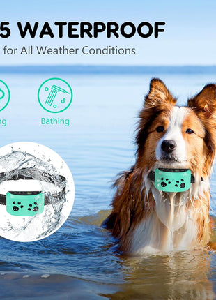 Dog Bark Collar,  Smart Bark Collar for Small Medium Large Dogs anti Bark Collars with 4 Training Modes and 7 Level Sensitivity, Barking Collar