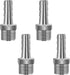 304 Stainless Steel 1/2" Barb Hose to 1/2 NPT Home Brew Pipe Barbed Nipple Fitting. Pack of 4