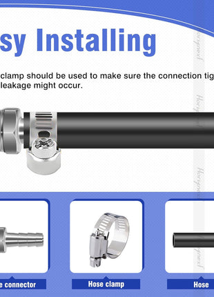 304 Stainless Steel 1/2" Barb Hose to 1/2 NPT Home Brew Pipe Barbed Nipple Fitting. Pack of 4