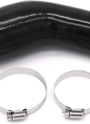 45 Degree Elbow 2 to 2.5 Inch Coupler Hose, ID 2 to 2-1/2 Inch (51-64MM) Length 4″(102Mm), 4-Ply Reinforced Turbo/Intercooler/Intake Piping Coupler Silicone Hoses,With 2PCS Clamps