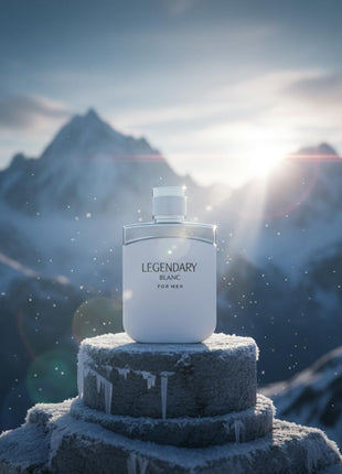 LEGENDARY BLANC Cologne for Men Eau De Parfum Woody Aromatic Fragrance 3.4Oz/100Ml, Natural Spray, Long Lasting