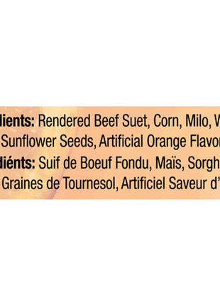 DD-14 Orange Burst Suet Cake, 11.25 Oz., Case of 12