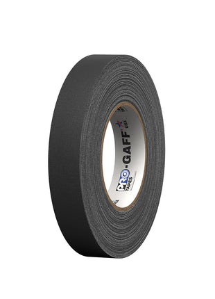 1" Width tapes  Gaff Premium Matte Cloth Gaffer'S Tape with Rubber Adhesive, 11 Mils Thick, 55 Yds Length, Black (Pack of 1)