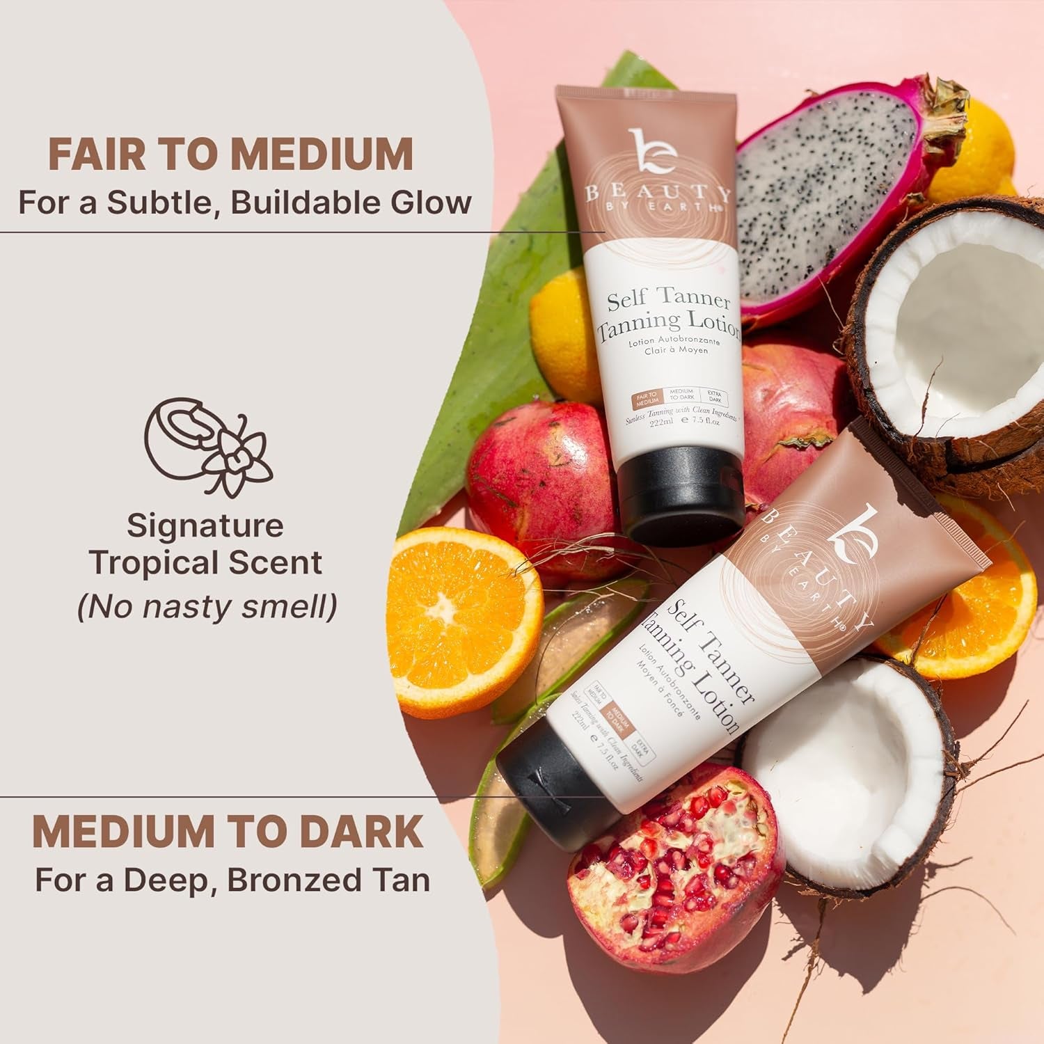 Self Tanner USA Made with Natural &amp; Organic Ingredients, Moisturizing Self