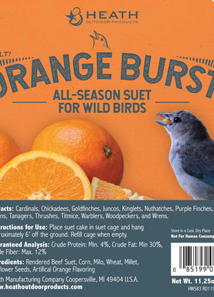 DD-14 Orange Burst Suet Cake, 11.25 Oz., Case of 12
