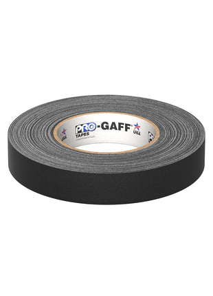 1" Width tapes  Gaff Premium Matte Cloth Gaffer'S Tape with Rubber Adhesive, 11 Mils Thick, 55 Yds Length, Black (Pack of 1)