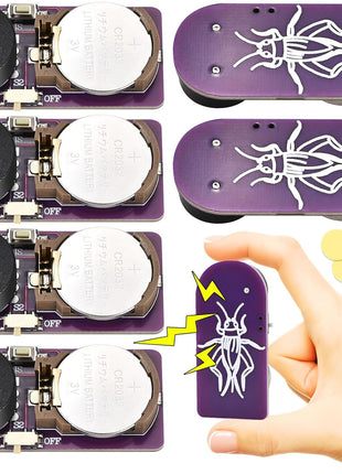 6 Pcs Cricket Noise Maker Prank, Annoyatron Cricket Chirping Pranks Stuff Kit Gifts for Adults, the Annoying Neighbors Present, 16 Sounds Beeping Hidden for Party, Office, Home, School, Car