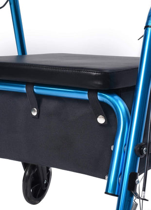 Large Rollator Walker Basket, under Seat Rollator Bag, Walker Basket for Four Wheel Rollator, Reusable Basket Carry Insert for Women Men Seniors