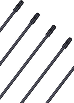 5PCS  Plastic Antenna Tube with Cap Black for RC Remote Control Vehicles FPV Drone Quadcopter Multicopters Boats 2.4G Receiver