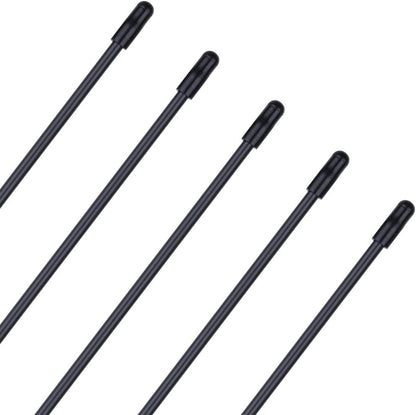 5PCS  Plastic Antenna Tube with Cap Black for RC Remote Control Vehicles FPV Drone Quadcopter Multicopters Boats 2.4G Receiver