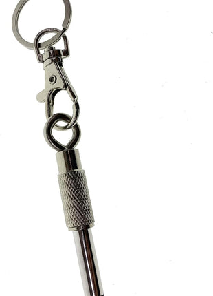 4Pcs Guitar and Bass Plug Keychains, 6.35Mm 1/4 Inches Audio Jack, Music Enthusiasts Accessories, Electric Amplifier Connector Key Rings for Wall Mountable Amp Cable Holder Kit (Silver)