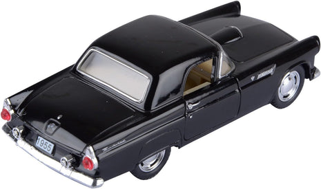 - 1955 Ford Thunderbird Hard Top 5" 1: Scale Metal Model Toy Classic Car (Black)
