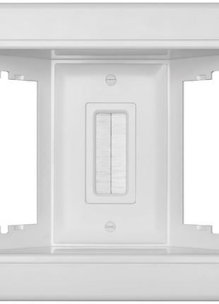 Legrand  TV3LVKITWCC2 3 Gang Recessed TV Box with Low Voltage Kit, White (1 Count)