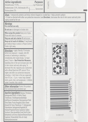 Lip Repair SPF 35 Lip Balm - Stick (3 Pack) - Sun-Safe Moisturizer for Extremely Cracked, Dry Lips