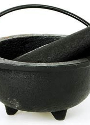 Cast Iron Cauldron Mortar and Pestle Set (Mp3-Cauldron Mortar & Pestle)