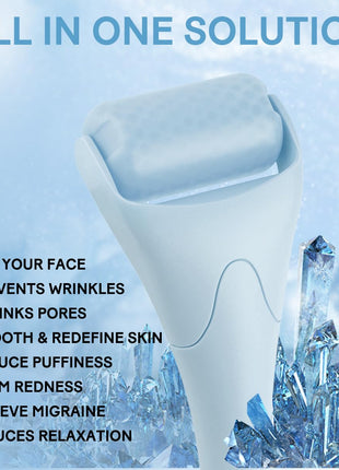 Ice Roller for Face,Eyes,Facial Massager Tool,Soothing Skin Care Tool,Cooling Skincare Device for Puffiness,At-Home Spa Gift for Women
