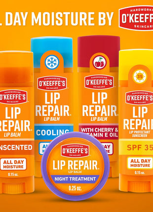 Lip Repair SPF 35 Lip Balm - Stick (3 Pack) - Sun-Safe Moisturizer for Extremely Cracked, Dry Lips