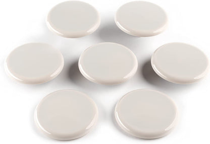 3 1/2" round Reusable Furniture Sliders for Carpet Easily Move Medium to Large Sized Items across Carpet, 4 Pack Beige