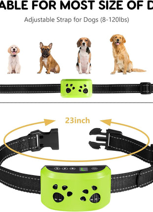 Dog Bark Collar,  Smart Bark Collar for Small Medium Large Dogs anti Bark Collars with 4 Training Modes and 7 Level Sensitivity, Barking Collar