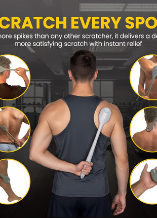 The Ultimate Back Scratcher, Scalp Massager, Back Massager & Exfoliator Large Scratch Surface, Gifts for Men Women, Itch & Sunburn Reliever - an All Body Scratcher Gives a Deep Soothing Scratch