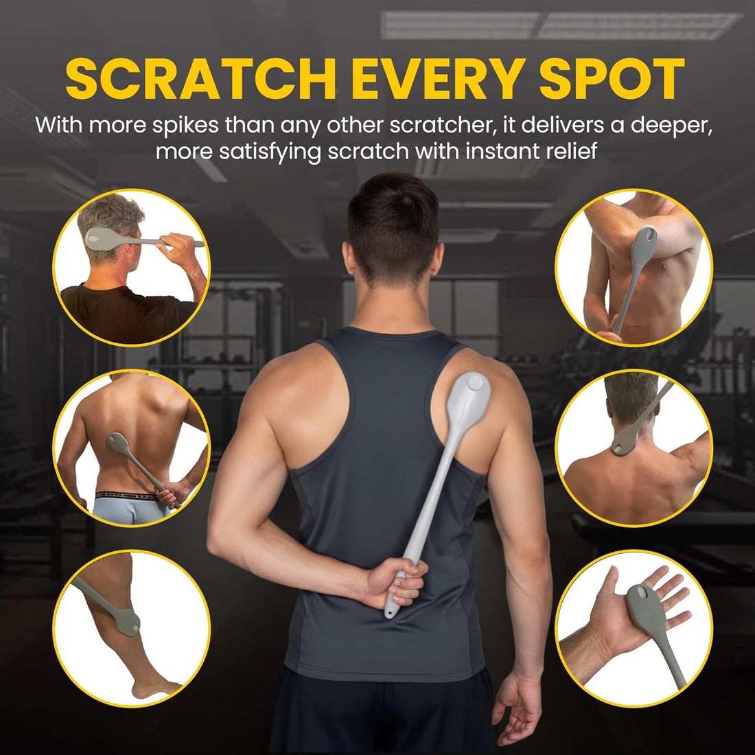The Ultimate Back Scratcher, Scalp Massager, Back Massager &amp; Exfoliator Large Scratch Surface, Gifts for Men Women, Itch &amp; Sunburn Reliever - an All Body Scratcher Gives a Deep Soothing Scratch