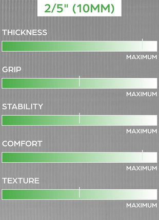 Gaiam Yoga Mat, Pilates & Exercise Mat, Thick Mat 2/5" (10Mm) Workout Mat with Easy-Cinch Carrying Strap for Home & Gym Workouts