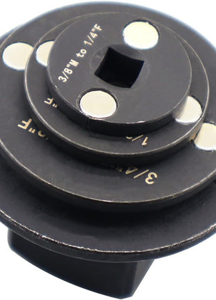 4PCS Low Profile Impact Socket Adapter Set. Drive Ratchet Adapter Set (1" to 3/4", 3/4" to 1/2", 1/2" to 3/8",And 3/8" to 1/4"）