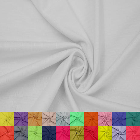 60" Wide Rayon Spandex Jersey Knit Fabric by the Yard - 4-Way Stretch, 200GSM, Medium Weight -Soft & Breathable - Apparel, Accessories, Maternity & Decorations